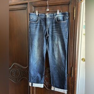 Kut from the Kloth Catherine Boyfriend Jeans Medium Wash size 8
